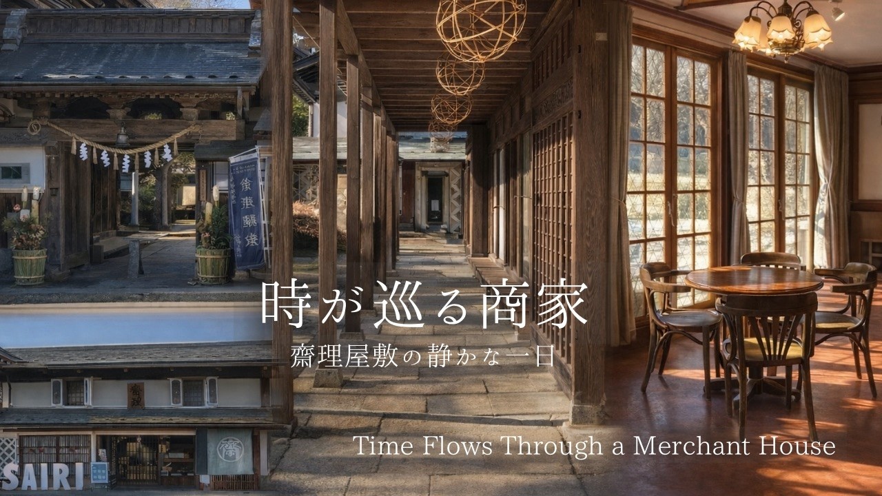 時が巡る商家 ― 齋理屋敷の静かな一日｜Time Flows Through a Merchant House