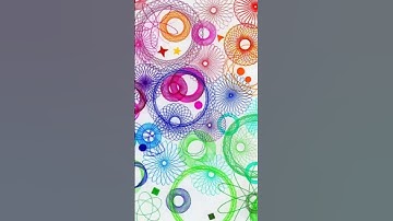 A spirograph is for drawing beautiful geometric patterns on a sheet of paper.