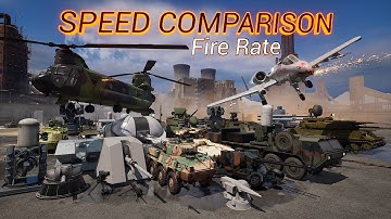 SPEED COMPARISON: FASTEST Firing Gun in the World