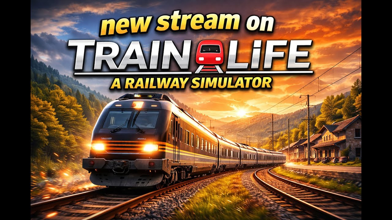 Live Stream - Train Life - A Railway Simulator #1