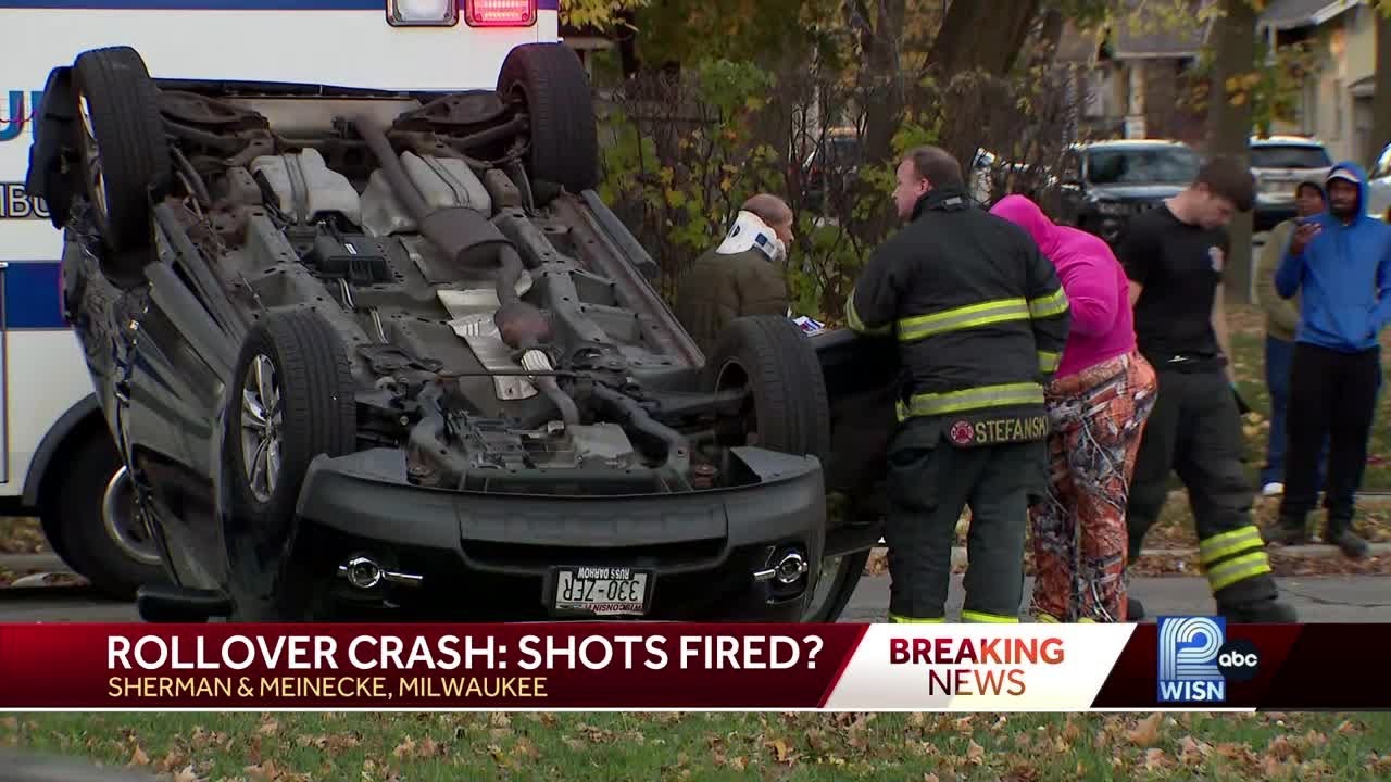 Driver of stolen car crashes into two other vehicles after shots fired ...