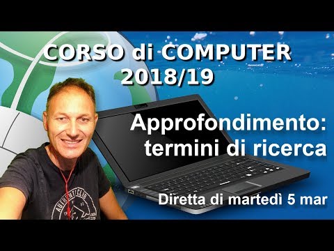 Video: Come Inserire I Termini Di Ricerca