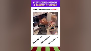 kaashiv infotech student review - 😀 When I Am Working With The Manager
