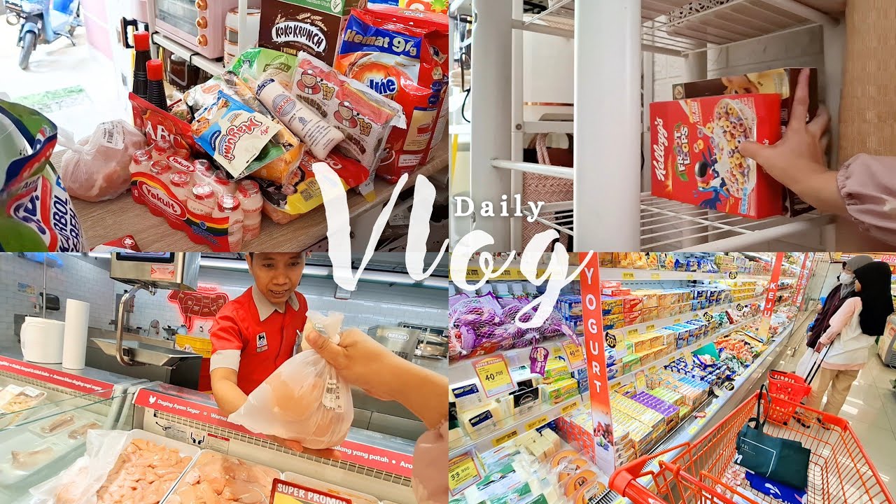 DAILY VLOG‼️ Belanja Bulanan Agustus Superindo Banyak Promo, Bongkar & Merapihkan Belanjaan #irt