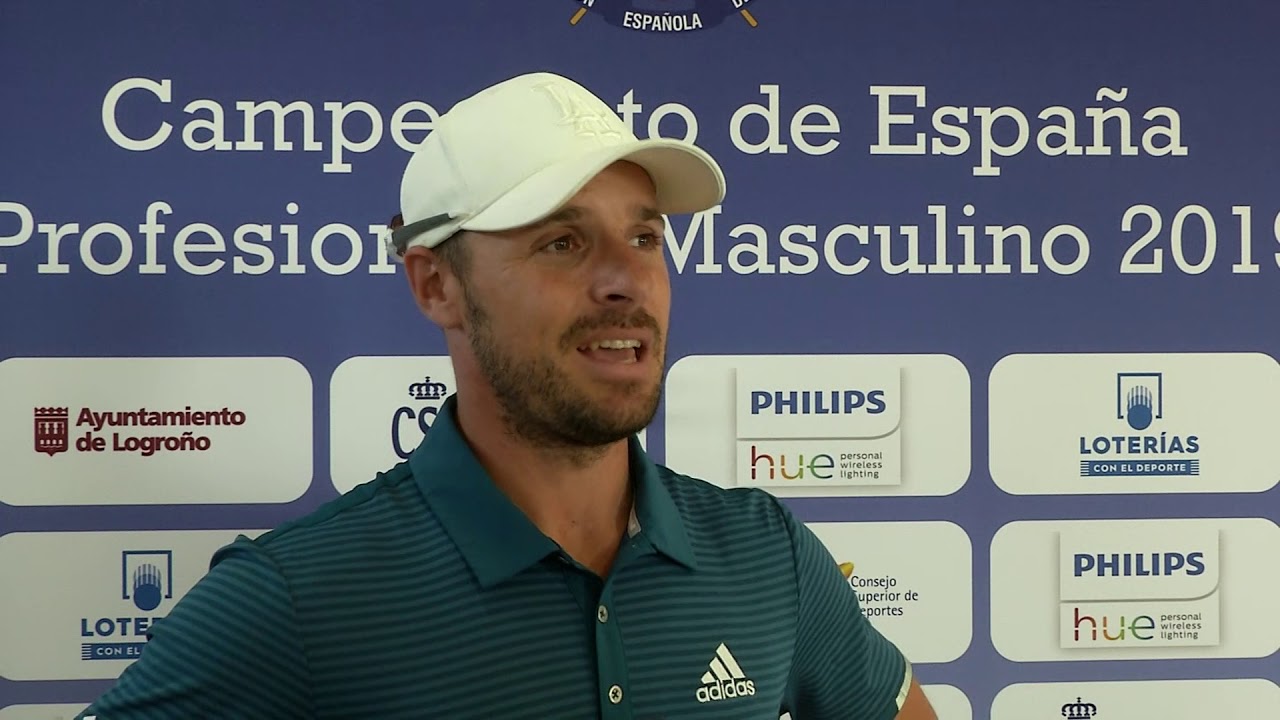 1ª jornada Philips Hue Campeonato de España de Profesionales.  Declaraciones de Javier Colomo