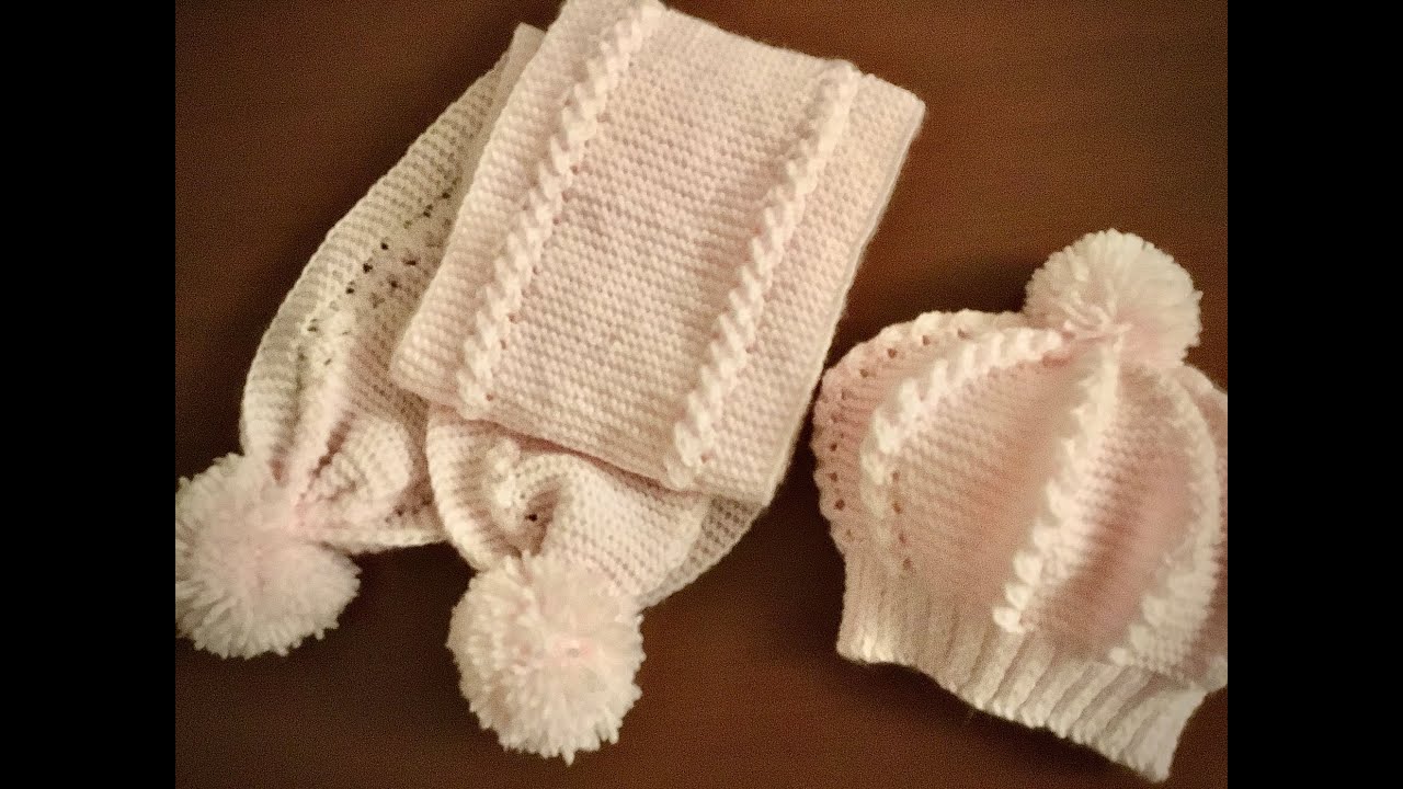 Bebek Atkı Bere Takımı Atkının Yapımı Knitting Baby Bebek Atkı Bere Takımı Atkının Yapımı Knitting Baby