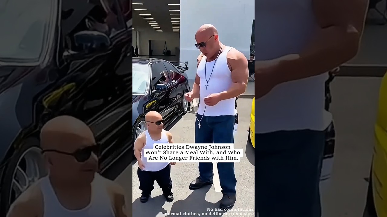 Celebrities Dwayne Johnson Won't Share a Meal With, and Who Are No Longer Friends with Him.