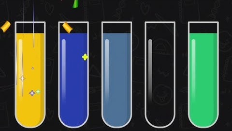 Water Colour/Color sort gameplay Video level 13 & 14 game playing Video