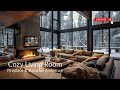 Fireside snowfall harmony   cozy living room ambience sounds to relax study and sleep asmr