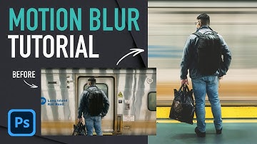 How to Add Motion Blur in Photoshop 2024 - Create Dynamic Train Shots!