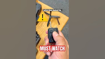 Have you seen this SWITCHBLADE HANDCUFF KEY!? | Shomer Tec #shorts #knifeskills