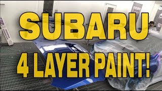 Subaru WRX World Rally Blue 4 Layer Paint K7X