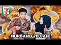 Mukbang 7e cafe with papa gatal