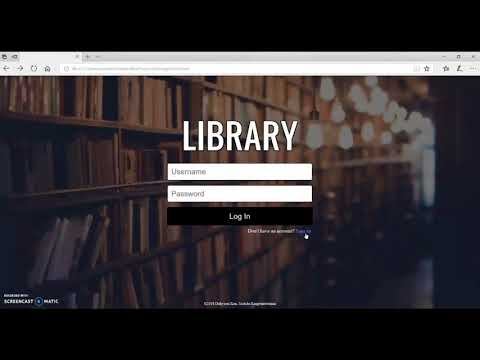 Library Website with MongoDB and Recommendation System