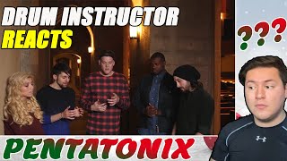 Drum Instructor reacts to [Official Video] Silent Night (Live) - Pentatonix