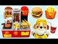Paw Patrol Rubble Cooks At The Toy Hamburger Restaurant!