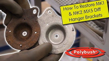 Restoration of MK1 & 2 MX5 Diff Mounting Brackets - Before Fitting Polybush 27AW Diff Bush