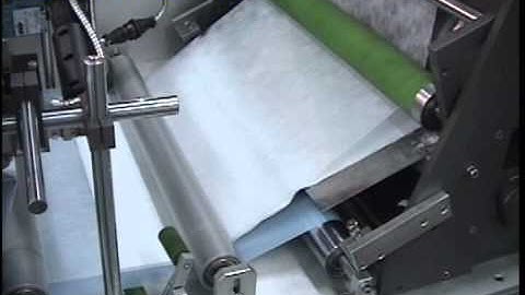 Underpad making machine.avi