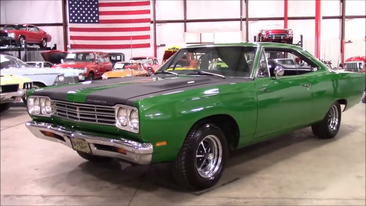 1969 Plymouth Road Runner Green Youtube