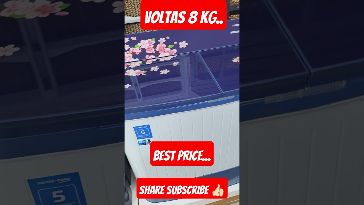 Voltas 8. kg washing machine best price 