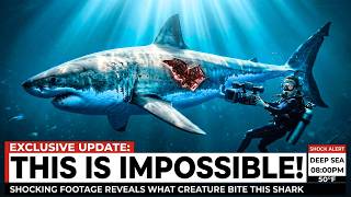 Divers Filming a Great White Shark Notice a Giant Bite — Then They Realize What Made It