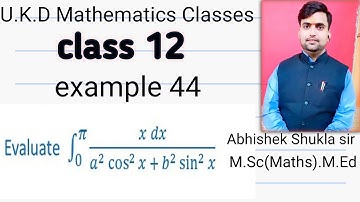 Integrals Example 44 l Example 44 class 12 math ch 7 | Example 44 integrals class 12 #maths