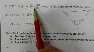 Geometry Unit 6 Quiz 2 Review