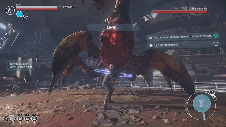 The Technomancer PC Giant Mantis Boss Battle Extreme No Damage Commentary