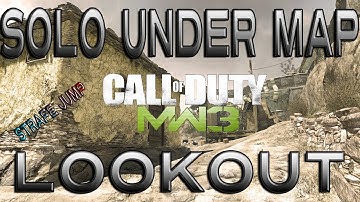 Mw3 Glitches - 2 SOLO Out Of Map Lookout Barrier Spots