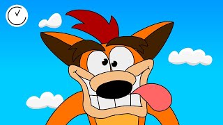 If Crash Bandicoot Was In Smash Bros ANIMATION