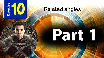 Solving Exercise (10 ) Related angles - Sec 1 ( Part1 )