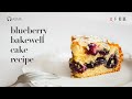 🇬🇧 Traditional British Blueberry Bakewell Cake Recipe: Fresh Blueberries Bursting in Almond Cake