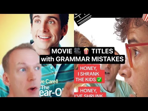MOVIE TITLES with GRAMMAR MISTAKES (In Burmese with Ko Pete) IMPROVE YOUR GRAMMAR.