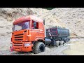 SCANIA R560 6x6 WITH MAMMUTH TIRES! LIEBHERR R970 STUCK! VOLVO L250 GS IN MUD