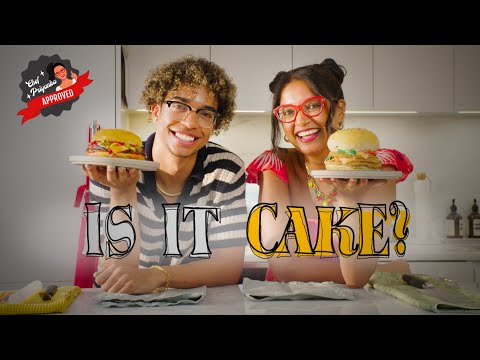 Is It Cake?! 🍔 Priyanka Naik with Justin Ellen | MAKE IT VEGAN with Priyanka Naik