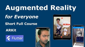 Build first AR App in Flutter : ARKit Full course in Flutter | Create Text in AR Camera Episode: 1