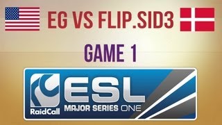 EG vs Flip.Sid3 g.1 Quarterfinal RaidCall EMS One Summer 2013 Finals