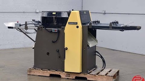 Rosback 250R Semi-Automatic Three Knife Trimmer