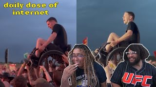 Wheelchair  Crowdsurfing! | Daily Dose Of Internet Reaction