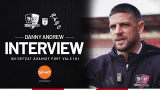 Danny Andrew Post Port Vale H Exeter City Football Club