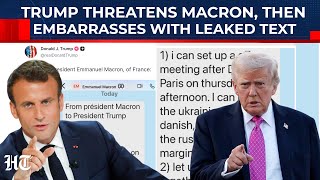 Trump Embarrasses Macron By Leaking His Private Messages After Threatening Him With…| Greenland,Gaza Wealth