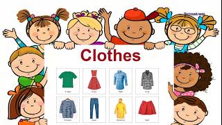 Английский детям. Clothes. Learn clothes. Одежда на английском языке. Английский детям. Clothes. Learn clothes. Одежда на английском языке.
