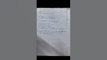 management principles and applications chapter 1 notes [b.com(hons)]#youtubeshorts #notes #bcom