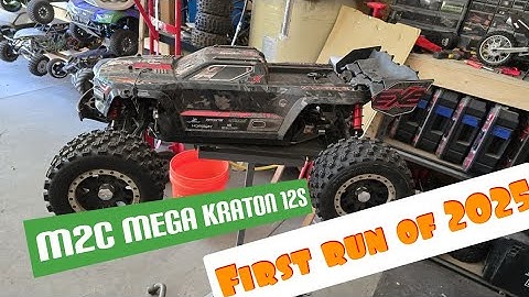 ARRMA M2C Mega Kraton 12s new year day run