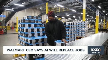 Walmart CEO says AI will replace jobs