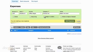 Adding A New Expense - Simplify Your Financials With Freshbooks