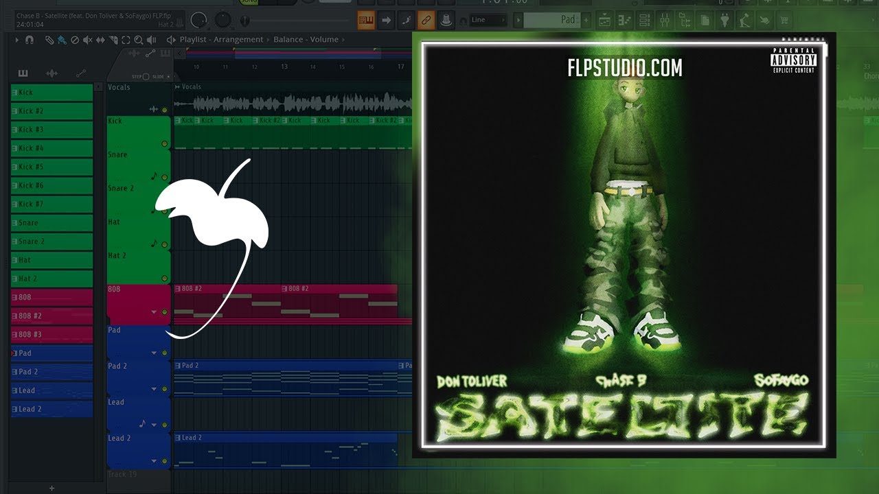 Chase B - Satellite (feat. Don Toliver, & SoFaygo) (FL Studio Remake)