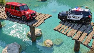 Cars vs Collapsed Broken Bridges #2 - BeamNG.drive screenshot 5
