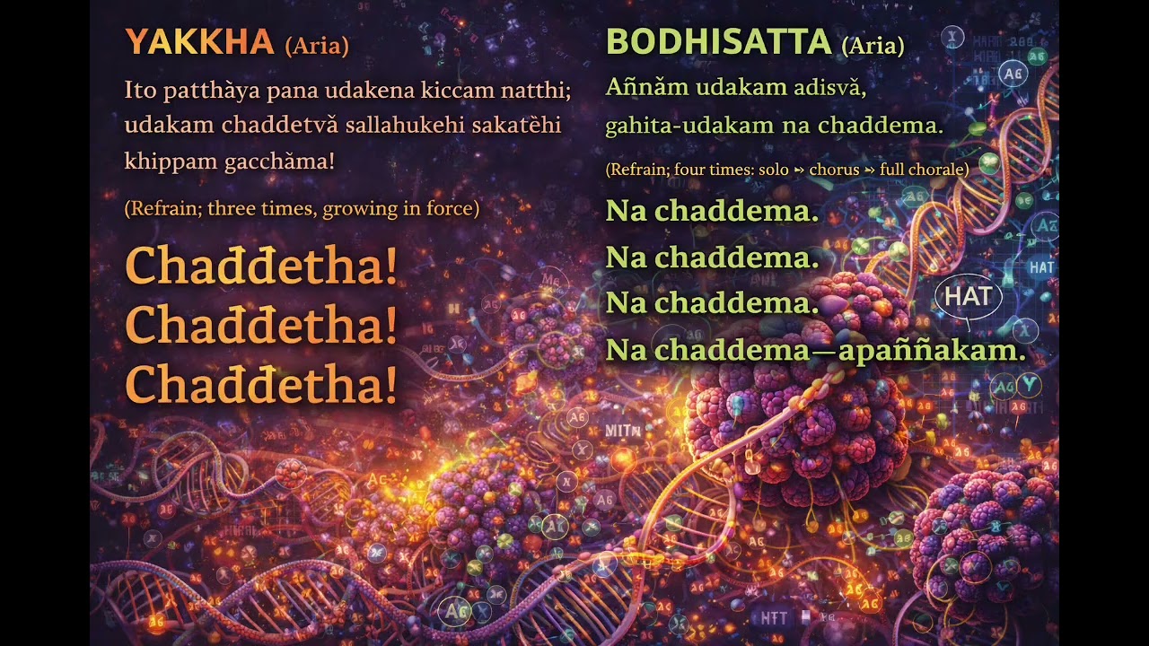 《Ja1-1. APAṆṆAKA》 — The Unquestionable Way (Oratorio) 