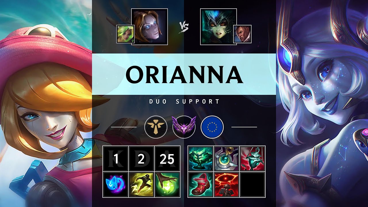 Orianna Support vs Nami - EUW Master Patch 25.12